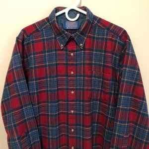 Pendleton Men's 100% Virgin Wool Button Flannel XL